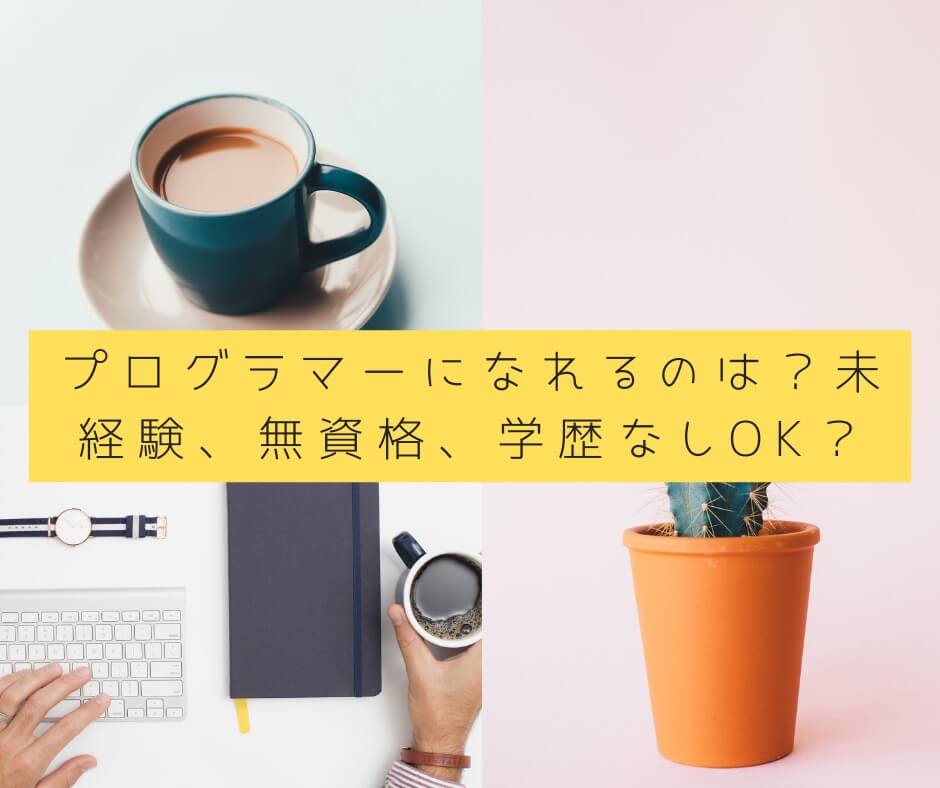 プログラマーになれるのはどんな人 未経験や必要資格 高卒 学歴なし 文系の人でもなれるのか解説 りょりょ蔵